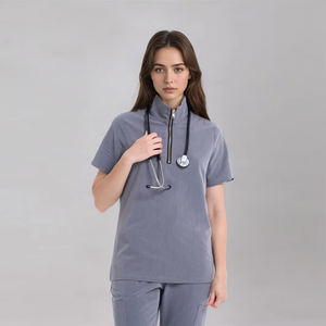 Ensembles de Blouses d'Infirmière Personnalisées en Gros, Uniformes Médicaux, Vêtements de Travail Hospitaliers Confortables, Tendance et Respirants, Ensemble 2 Pièces pour Femmes - Product Image 5