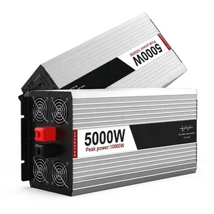 Pure sine wave inverter 24/48V 220V 4000w/5KW/6KW smart solar power inverter with the European socket inverters & converters