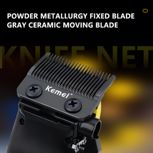 Cortadora de Pelo Inalámbrica KEMEI Km-1883, Eléctrica, 9000 RPM, Cuchilla de Alta Calidad, 2500 mAh, Base de Carga USB, Fábrica de Cortadoras de Pelo - Product Image 3