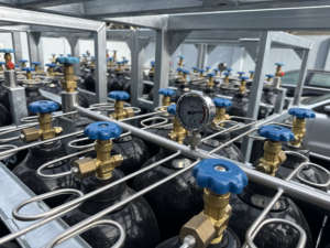 Cilindro de gas personalizable de 300Bar con certificación DOT TPED, resistente a la corrosión, <span class=keywords><strong>3</strong></span>*<span class=keywords><strong>3</strong></span>/4*4 bastidores, se adapta a gases industriales O2/N2/<span class=keywords><strong>Ar</strong></span>/mixtos - Product Image 4