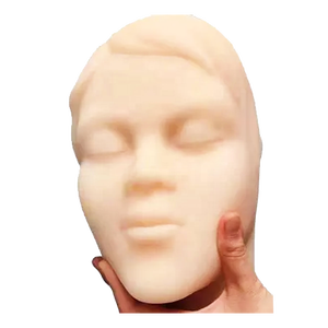 Tête d'entraînement en silicone pour maquillage féminin, modèle pour la pratique des injections cosmétiques - Product Image 3