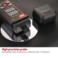 TASI TA621A Termo-Igrometro Digitale Professionale di Alta Precisione con Punto di Rugiada, Temperatura dell'Ambiente Umido, Schermo a Colori VA, Certificazione CE