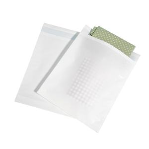 Изготовленный на заказ полупрозрачный белый 35gsm стеклянный вощеный бумажный пакет для упаковки одежды - Product Image 6