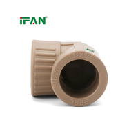 IFAN ISO 15874 Coude en laiton pour tuyau PPR 20-63mm, Coude femelle PPR gris pour la Libye