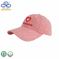 Gorras de Béisbol de Algodón Orgánico con Diseño de Rayas a la Moda, Estilo Urbano, Personalizadas con Logotipo Privado para Uso Casual Unisex