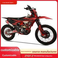 Motor Sepeda Motor Off-Road Gaya Jalan Hutan ZTOT Racing Z7MAX/NB300 300cc K10/K23 dengan Lampu Depan High-End dan Meter Konfigurasi Tinggi Maksimal