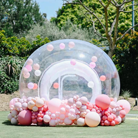 Winsun Party Tente gonflable à bulles en dôme de cristal transparent géant avec aire de jeux extérieure
