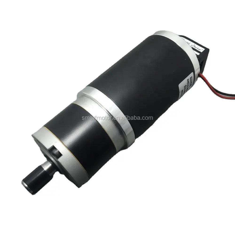 63Mm Hoog Koppel 12V 24V 36V Pm Dc Planetaire Tandwielkast Motor Met Optische Encoder En Rem