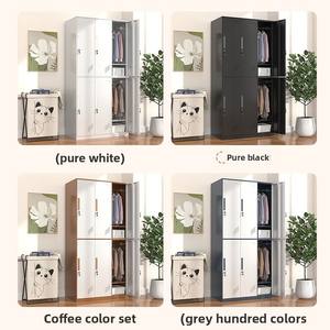 משרד הבית רב-דלתול ארון עץ חדר כושר שקית אחסון עובד מעונות - Product Image 3