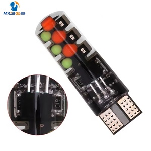 <span class=keywords><strong>RGB</strong></span> LED T10 CANBUS xe đèn pha Bóng đèn <span class=keywords><strong>12V</strong></span> tự động đèn đọc sách Silicone điều khiển từ xa nhấp nháy đèn Flash Spotlight giải phóng mặt bằng ánh sáng mới - Product Image 3