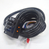 Dispositif de transmission optique parallèle HOKUYO DMS-HB1-V, montage latéral, 8 bits, distance de transmission de 1 m, 10-30 VDC, IP64, câble de 2 m