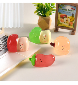 เครื่องประดับรูปอาหารผักภูมิทัศน์ขนาดเล็กสีสันสดใสน่ารักมีเสน่ห์ทำจากเรซินสำหรับตกแต่งรถยนต์แบบทำมือ - Product Image 4