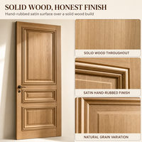 Porte d'entrée double en bois massif sculpté de style américain rétro, sur mesure, pour villa, porte d'entrée OEM ODM, portes en bois pour l'intérieur et l'extérieur de la maison