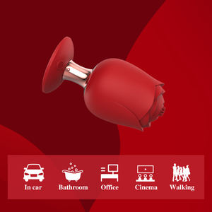 Odeco Adulto Brinquedos Recarregável Mulher Rose Sex Toys Clitoris Rose Vibrador Chupando Rose Vibrador - Product Image 6