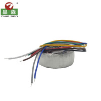 Transformateur toroïdal personnalisé 240V 60Hz 12V 75W 100W pour amplificateurs audio, bobinage en cuivre monophasé, transformateurs de puissance électroniques