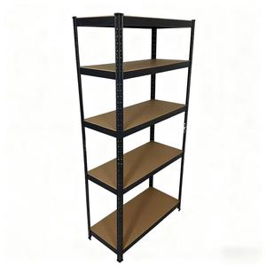 5-Layer Boltless Steel Shelving Light Duty <b>Shelf</b> Galvanized Garage Stacking Rack Kitchen Storage Shelving Home Storage Rack - Product Image 1