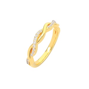 Luxury Personalized Classic <b>Couple</b> Jewelry Twisted Lab Grown Diamond IGI Certified Women <b>Rings</b> Wedding <b>Rings</b> Matching Gift - Product Image 1