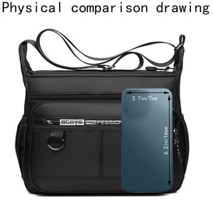 <span class=keywords><strong>Sac</strong></span> <span class=keywords><strong>Bandoulière</strong></span> <span class=keywords><strong>Homme</strong></span> Imperméable Oxford, Affaires Décontracté, Résistant, Multi-Poches - Product Image 5