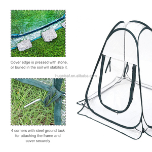 PVC Waterproof Metal <b>Frame</b> Easily Assembled Portable Mini Garden Plant Growing <b>Tent</b> for Backyard Cold Frost - Product Image 4