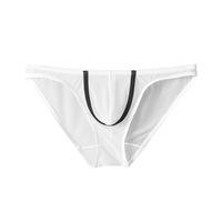 GTOPX Heren laagbouw ademende nylon bikini-slip van gewoon geweven stof, sexy ondergoed GT603