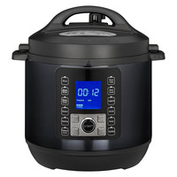 Olla a presión multifunción de acero inoxidable superventas, 12 programas, pantalla LED, olla arrocera para sopa de avena, olla de cocción lenta