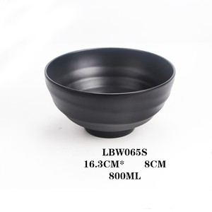 Vendita calda ristorante giapponese ciotole per servire in melamina 5.5 nero/6.5/7.5/8 pollici Noodle ciotole per zuppa di Ramen ciotole di qualità Premium - Product Image 5