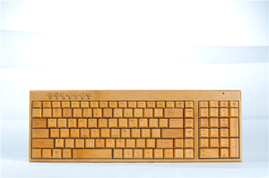 Juego de teclado y ratón de bambú, venta al por mayor de fábrica - Product Image 3