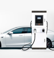 Nouvelle borne de recharge rapide pour véhicules électriques, murale, avec prises CCS et CHAdeMO, 380V, pour usage commercial