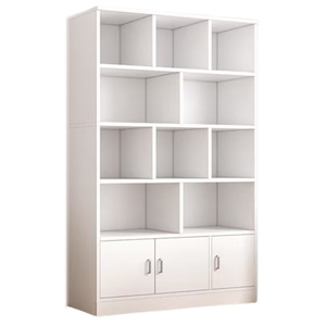 Armário Moderno de Chão com 3 Prateleiras e Porta Articulada para Sala de Estar - Organizador Estilo Painel - Product Image 3