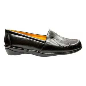 Mocasines de Cuero Genuino para Mujer Angelina, Estilo Otoñal, Punta Redonda, Cómodos, Cerrados - Product Image 5