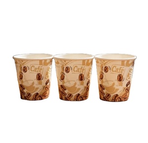 แก้วกาแฟกระดาษคุณภาพสูงขนาด 4 ออนซ์ 6 ออนซ์ 7 ออนซ์ 8 ออนซ์ 9 ออนซ์ 10 ออนซ์  ถ้วยไอศกรีมแบบพกพา บรรจุภัณฑ์อาหาร สำหรับงานปาร์ตี้ พิมพ์ออฟเซ็ตตามสั่ง - Product Image 1
