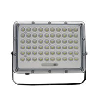 OUTLUX TE018 ARES Reflector LED de Alta Potencia, Aluminio, Ajustable, Control Remoto, 5000K Luz Diurna, IP65 Impermeable, para Jardín