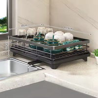 Nouveau design Boutique égouttoir pour évier de cuisine support de vaisselle pour baguettes de bol plus épais