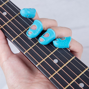 Protector de Dedos de Silicona para Guitarra Acústica, <span class=keywords><strong>Ukelele</strong></span> y Otras Instrumentos de Cuerda, Ideal para Principiantes - Product Image 6