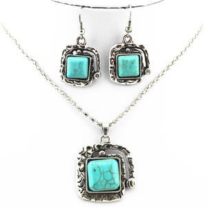 En gros, Bijoux fantaisie tendance chrétiens, style indien, en alliage plaqué argent, avec pierres coquillages serties en sangle - Product Image 4