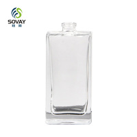 Flacons de parfum vides de 30 ml, 50 ml, 100 ml en gros, flacons de parfum en verre transparent de luxe