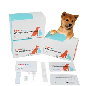 Dierenarts Dog Diagnosekits Rapid Veterinary Veterinary Canine Parvo Antigeen Cpv-Testkits Voor Honden Cdv/Cav Gecombineerde Snelle Test