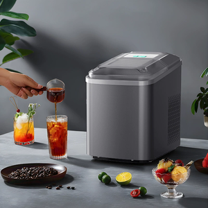 Máquina de Hielo de Mesa Inteligente con USB y Funciona con Batería para el Hogar, Automóvil, Hotel, Uso en Exteriores - Mini Máquina de Hielo Portátil Cuadrada - Product Image 3