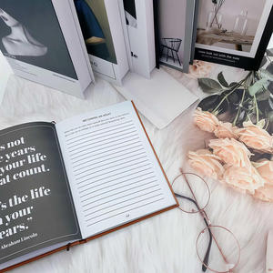 MY MOON PIE LZ-001 Carnet personnalisé A5 à couverture rigide, Histoire <span class=keywords><strong>de</strong></span> Papa, Journal en cuir avec reliure cousue, Cadeau idéal pour la Fête des Pères, Carnet familial - Product Image 2