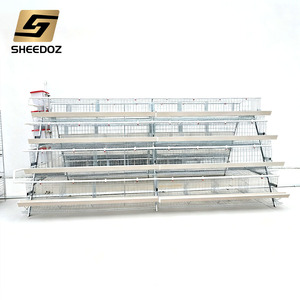 Jaulas de <span class=keywords><strong>gallinero</strong></span> galvanizadas tipo A para cría de aves de corral, jaulas de batería para gallinas ponedoras en venta - Product Image 4