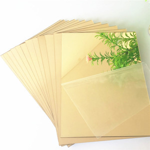 Alands <strong>Plastic</strong> <strong>Mirror</strong> 1mm 2mm 3mm Silver and Gold Acrylic <strong>Mirror</strong> Sheet - Product Image 1