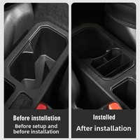 Pour boîte de rangement de tasse d'eau de contrôle Central pour Suzuki Jimny accessoires intérieurs modifiés avec capacité de stockage d'articles divers