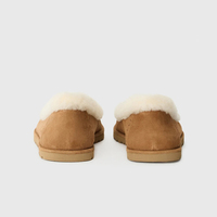 Pantoufles en daim peluche pour femmes avec logo personnalisé, doublure en polaire douce, confortables pour l'intérieur en saison froide
