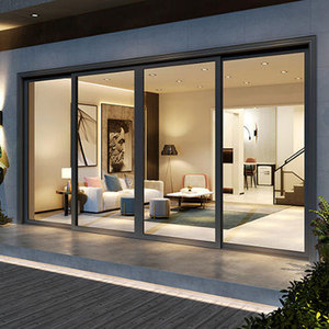 Balcón exterior de vidrio de doble capa Balcón exterior Puerta horizontal de doble vidrio Puerta corrediza de <span class=keywords><strong>terraza</strong></span> - Product Image 2