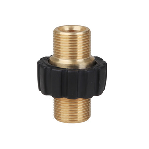 อะแดปเตอร์เกลียวทองเหลือง Kaigongte M22 1.5 สำหรับเชื่อมต่อสายฉีดน้ำแรงดันสูง ความยาว 53 มม. - Product Image 2