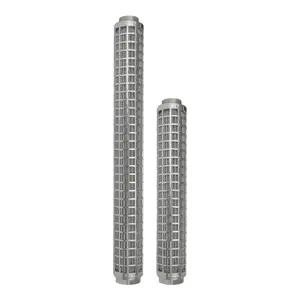 customized size rust free stainless steel wire mesh filter tube filter cylinder for gas liquid filtration