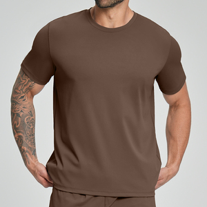<span class=keywords><strong>T</strong></span>-<span class=keywords><strong>Shirt</strong></span> da <span class=keywords><strong>Uomo</strong></span> Personalizzabile con Logo, Asciugatura Rapida, per Corsa e Allenamento, Alta Elasticità, Maglietta da Palestra - Product Image 2