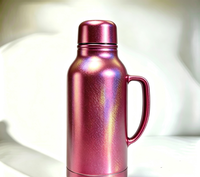 Revêtement décoratif extérieur pour tasse thermos en aluminium, pigment pailleté métallique holographique irisé rouge rose laser pour la pulvérisation sur les articles de boisson