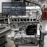 Moteur complet remanufacturé L15A1 1.5 SOHC 16 soupapes VTEC en aluminium pour Honda Fit Jazz City