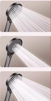 Ensemble de douche pluie de luxe mural thermostatique intelligent numérique en acier inoxydable brossé pour hôtel, avec jets de massage modernes